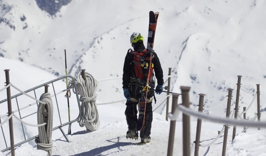 Chamonix Valley for skiers